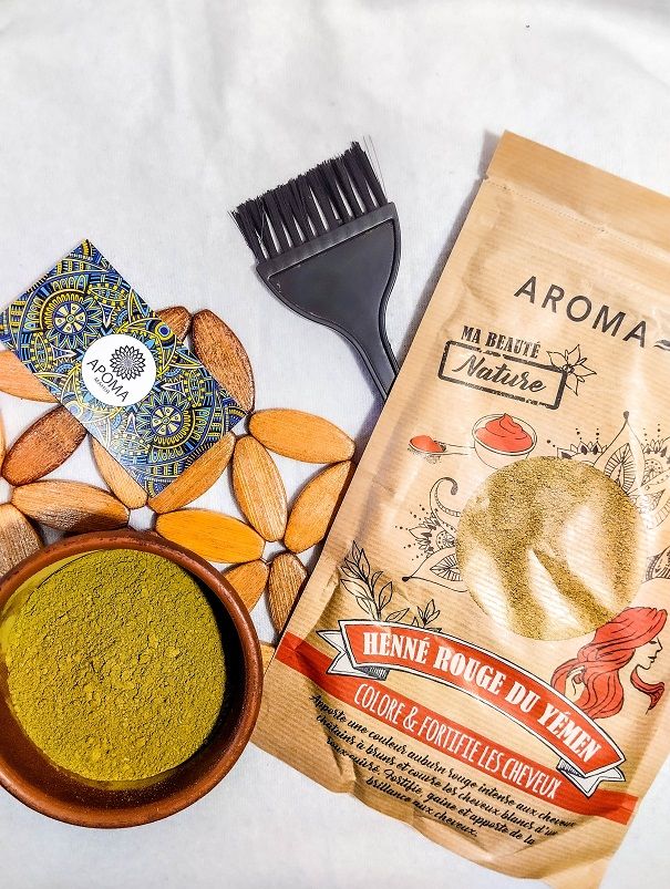 Хна, індиго (басма), катам, рослинні фарби