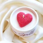 Свічка у гіпсовому кашпо “Love Spell”